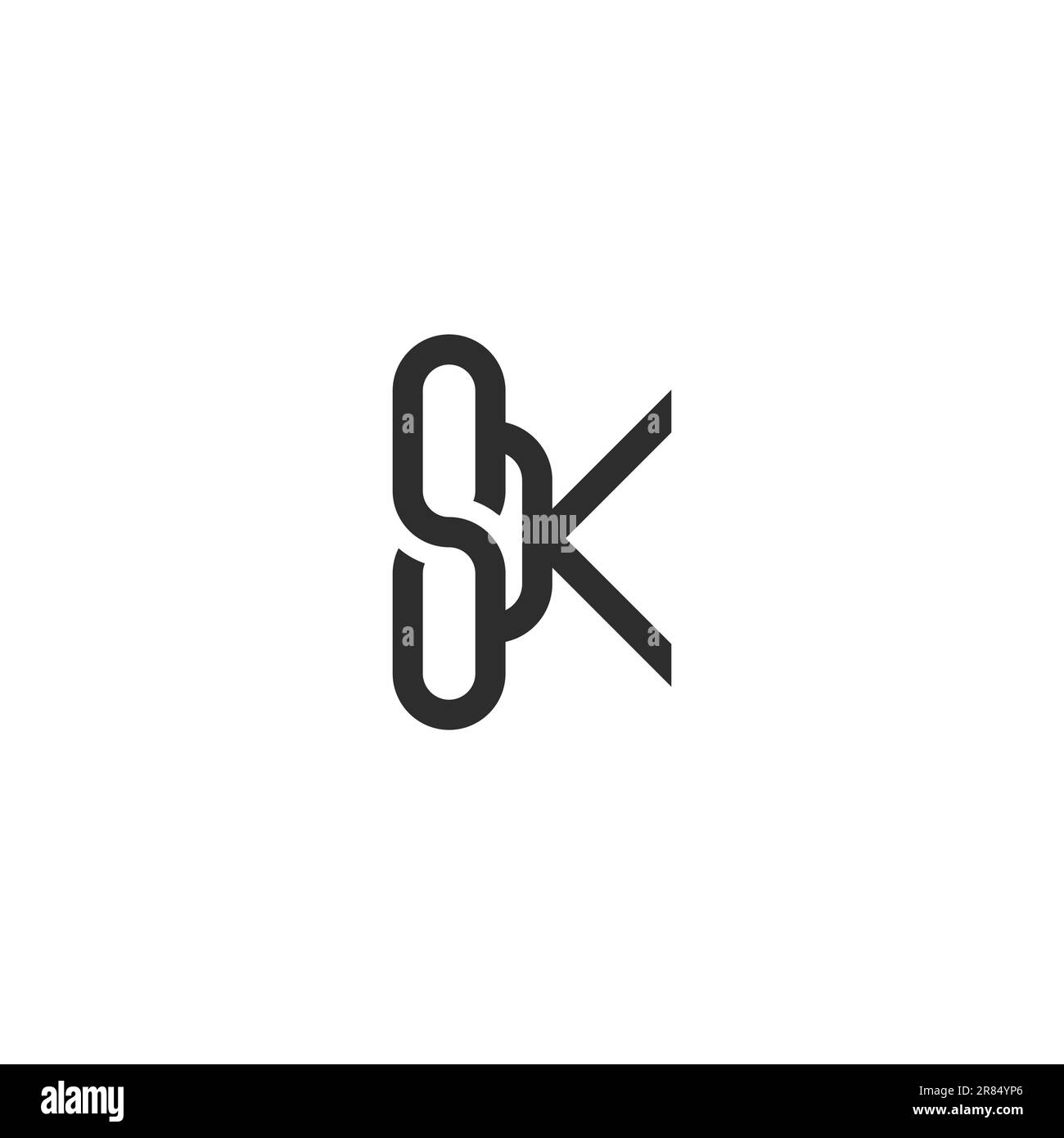 Alphabet letters Initials Monogram logo SK, KS, S and K Stock Vector ...