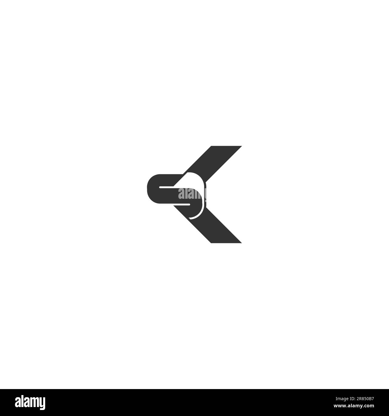 Alphabet letters Initials Monogram logo SK, KS, S and K Stock Vector