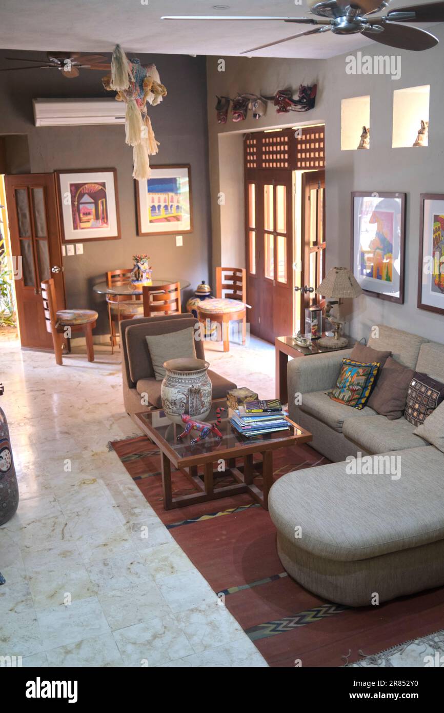 Casa de Los Venados Museum Valladolid Mexico Stock Photo Alamy