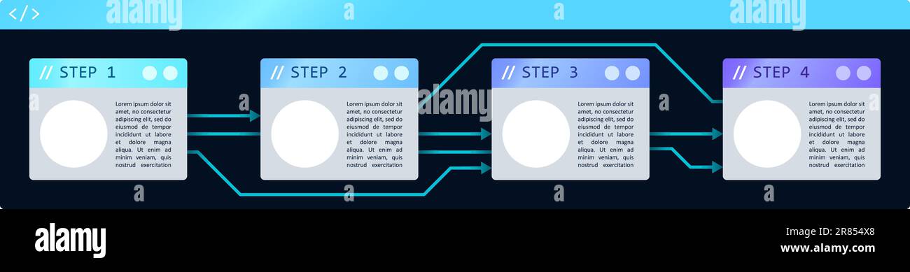 Application software programming infographic chart design template ...