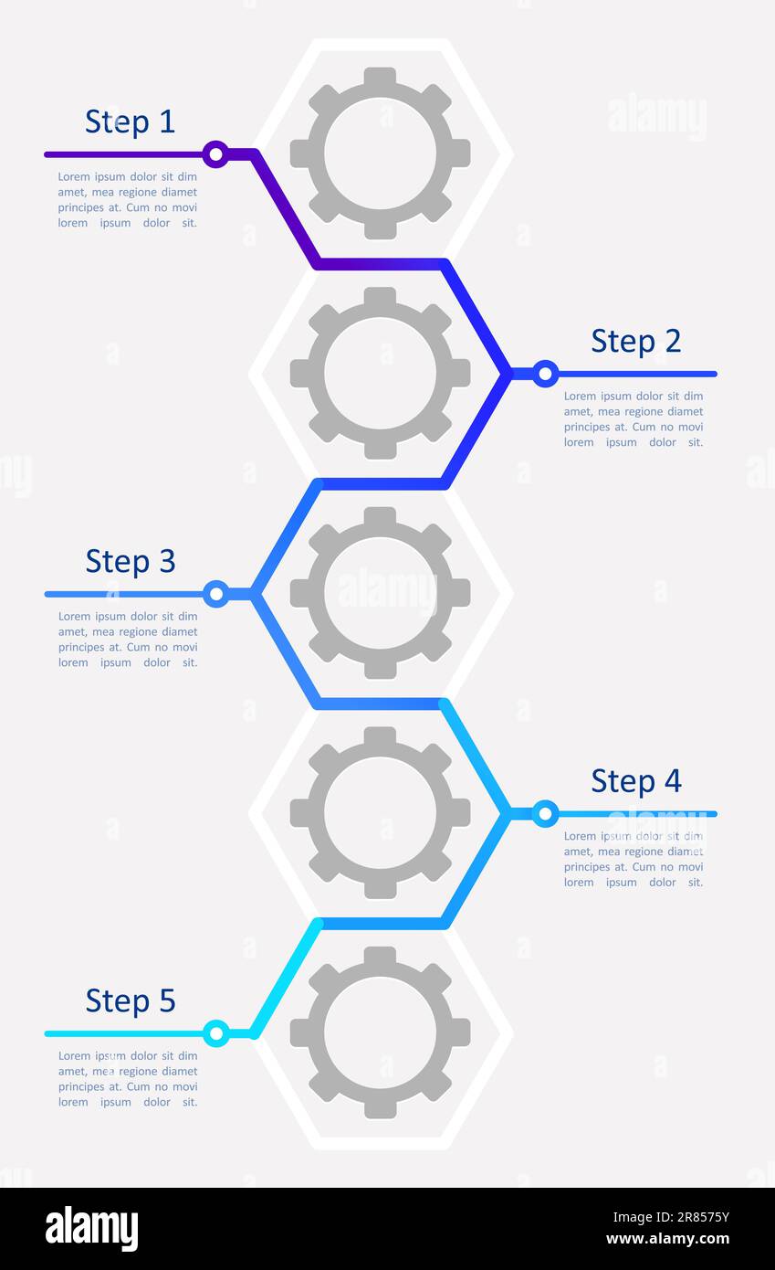 Mechanical engineering infographic chart design template Stock Vector ...