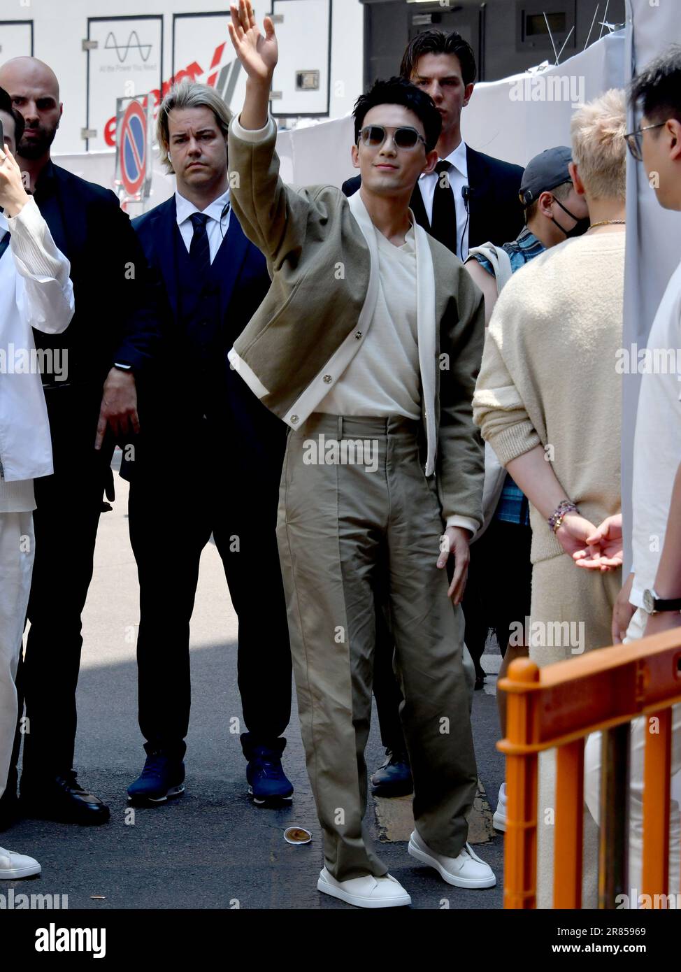 Milan, Italy. 19th June, 2023. Zegna fashion show arrivals. In the