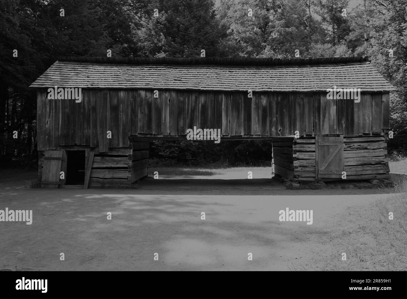 Farmstead in Cades Cove Stock Photo Alamy