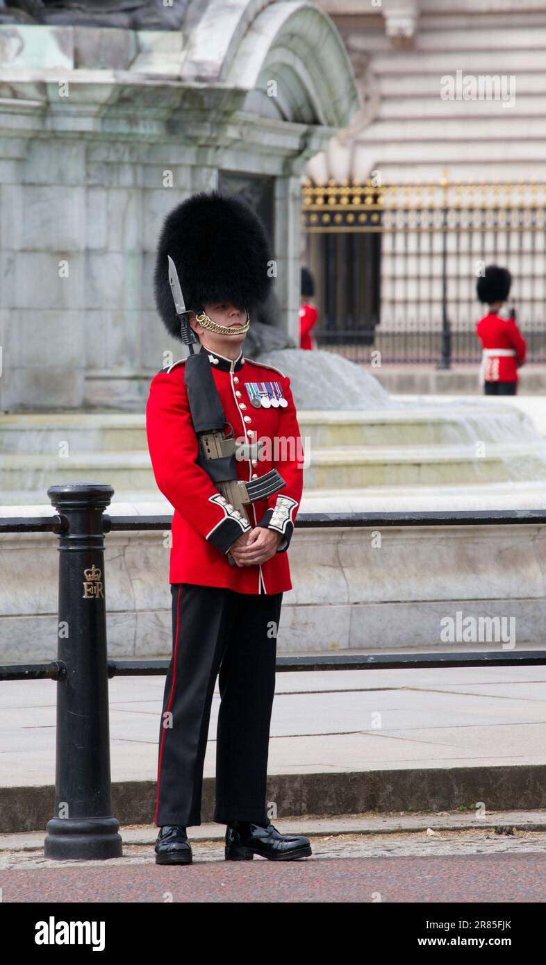 Grenadier Guards Lining The Mall Trooping The Colour Color 2023 Stock ...
