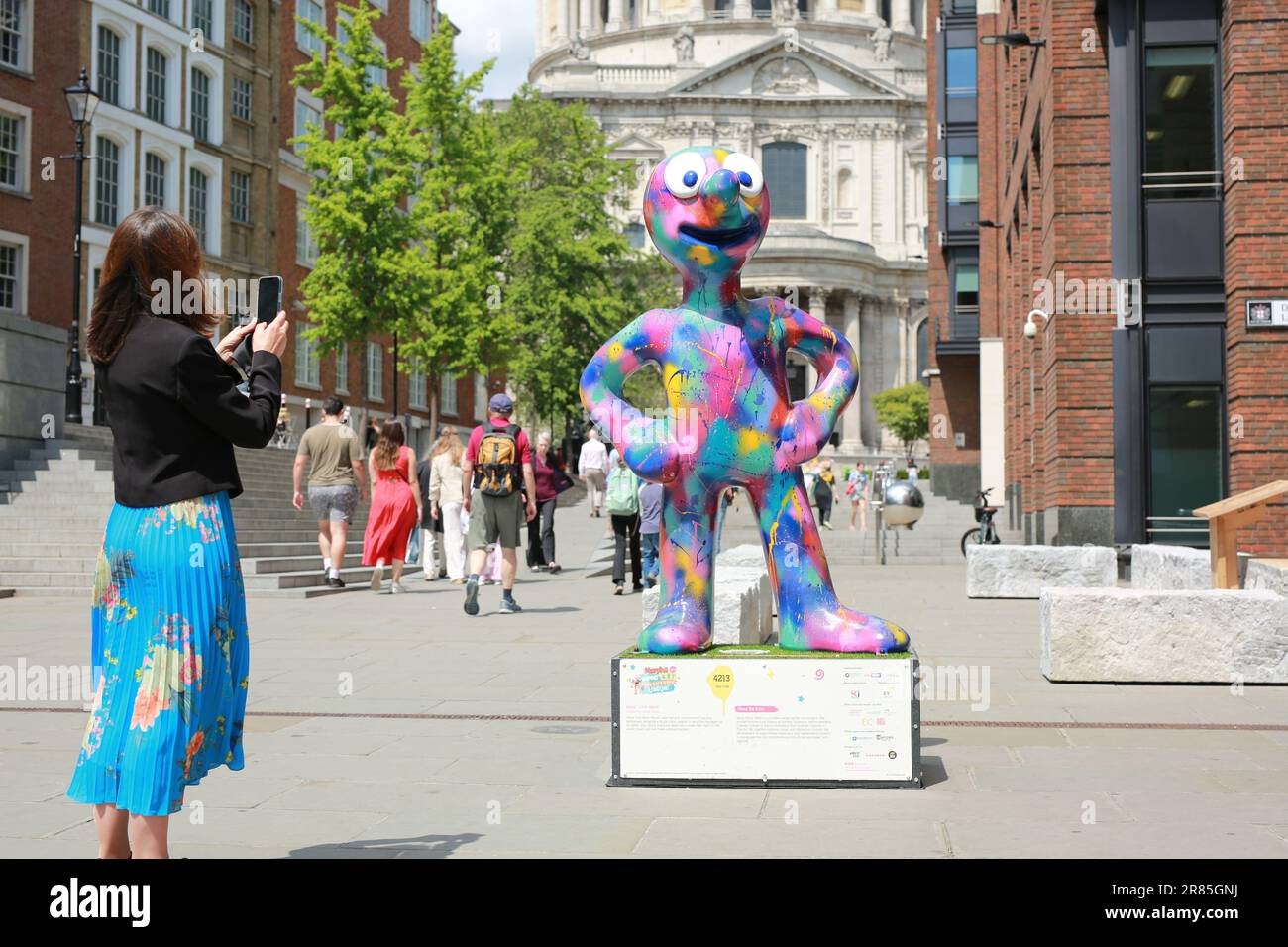 London, UK. 19 June 2023. The children’s television character Morph is ...