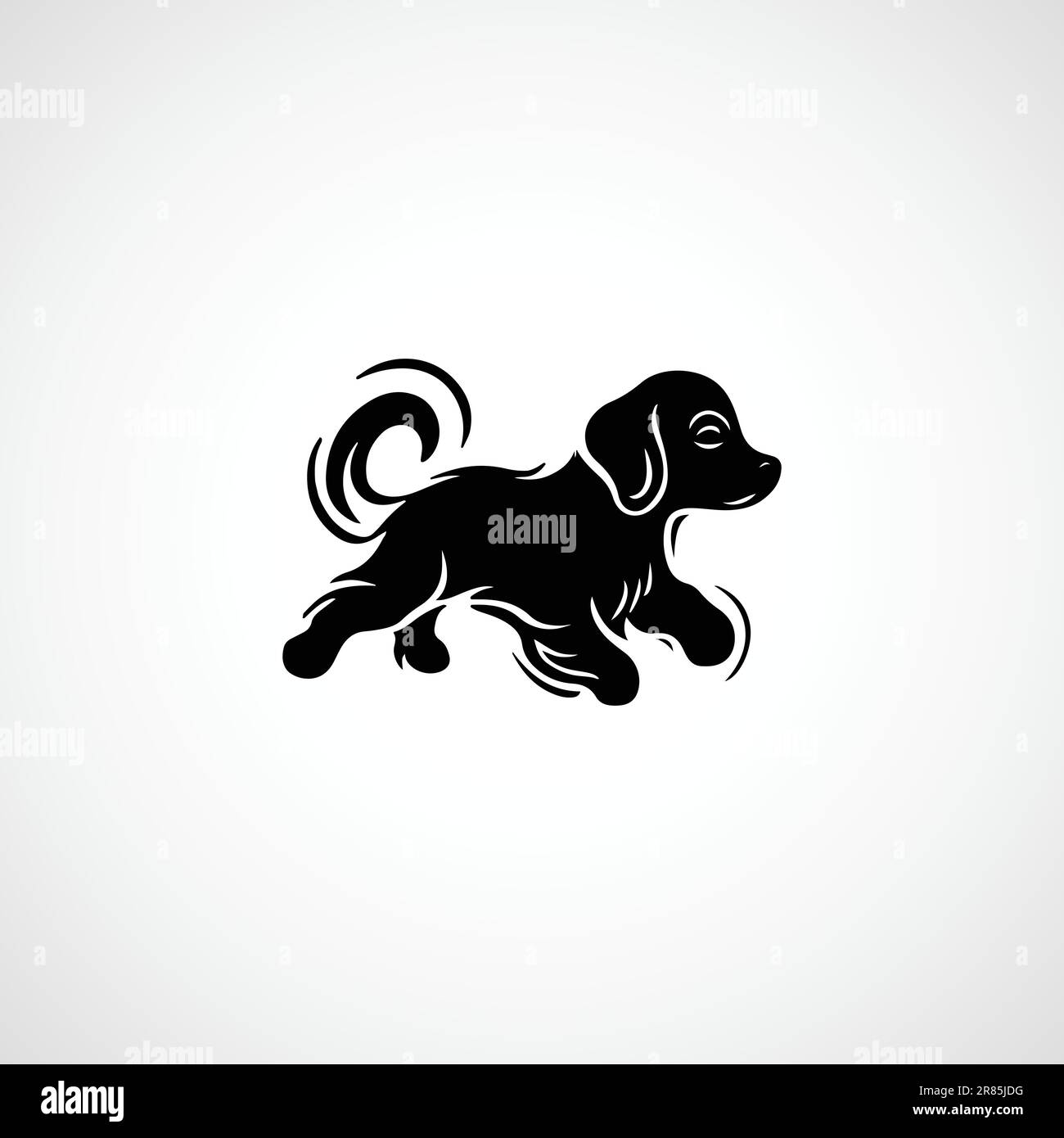Dog icon - vector illustration Stock Vector