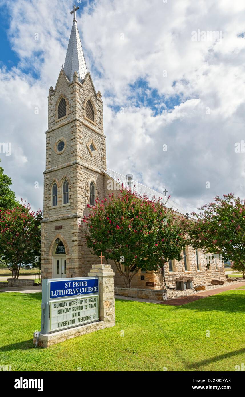 Texas, Hill Country, Gillespie County, Doss, St. Peter Lutheran Church