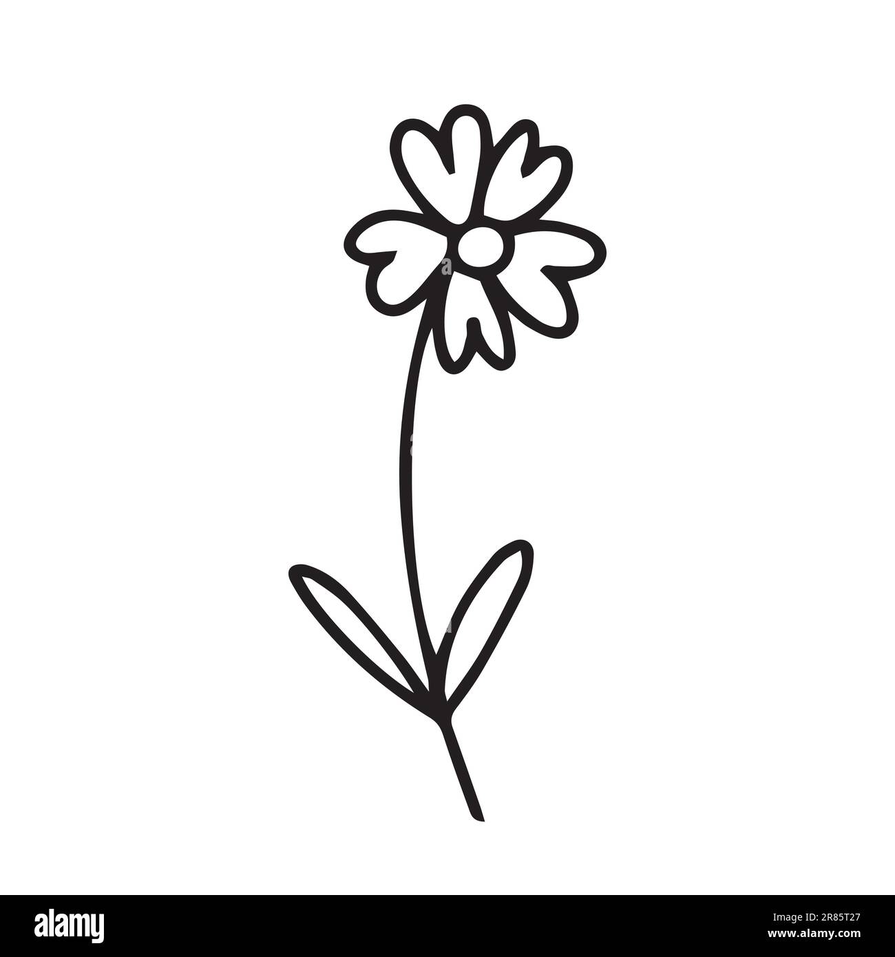 Vector daisy flower clipart Stock Vector Image & Art - Alamy