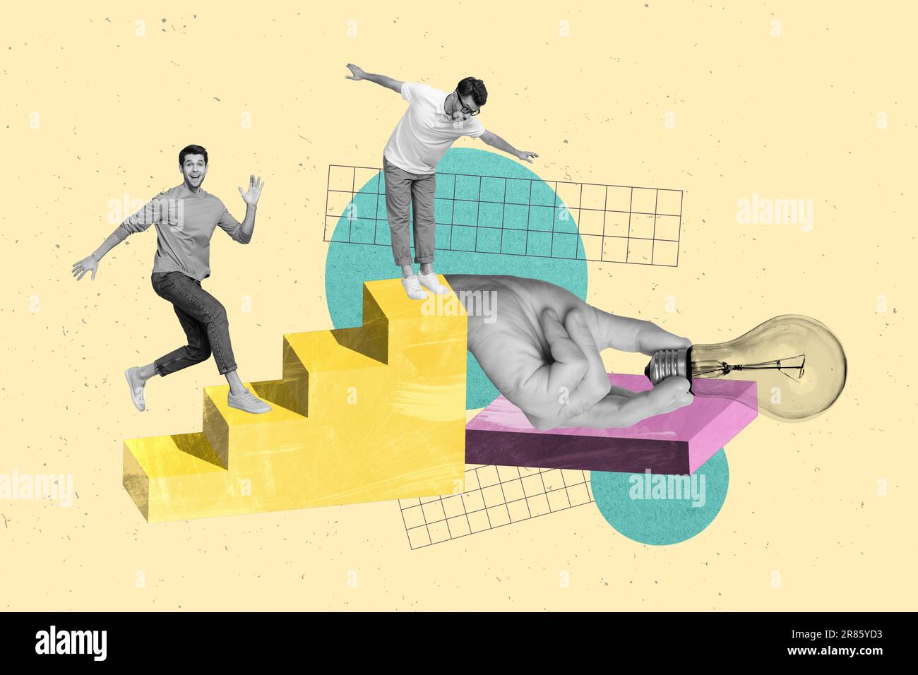 Competitive Guys Exclusive picture sketch collage image of competitive guy running ...