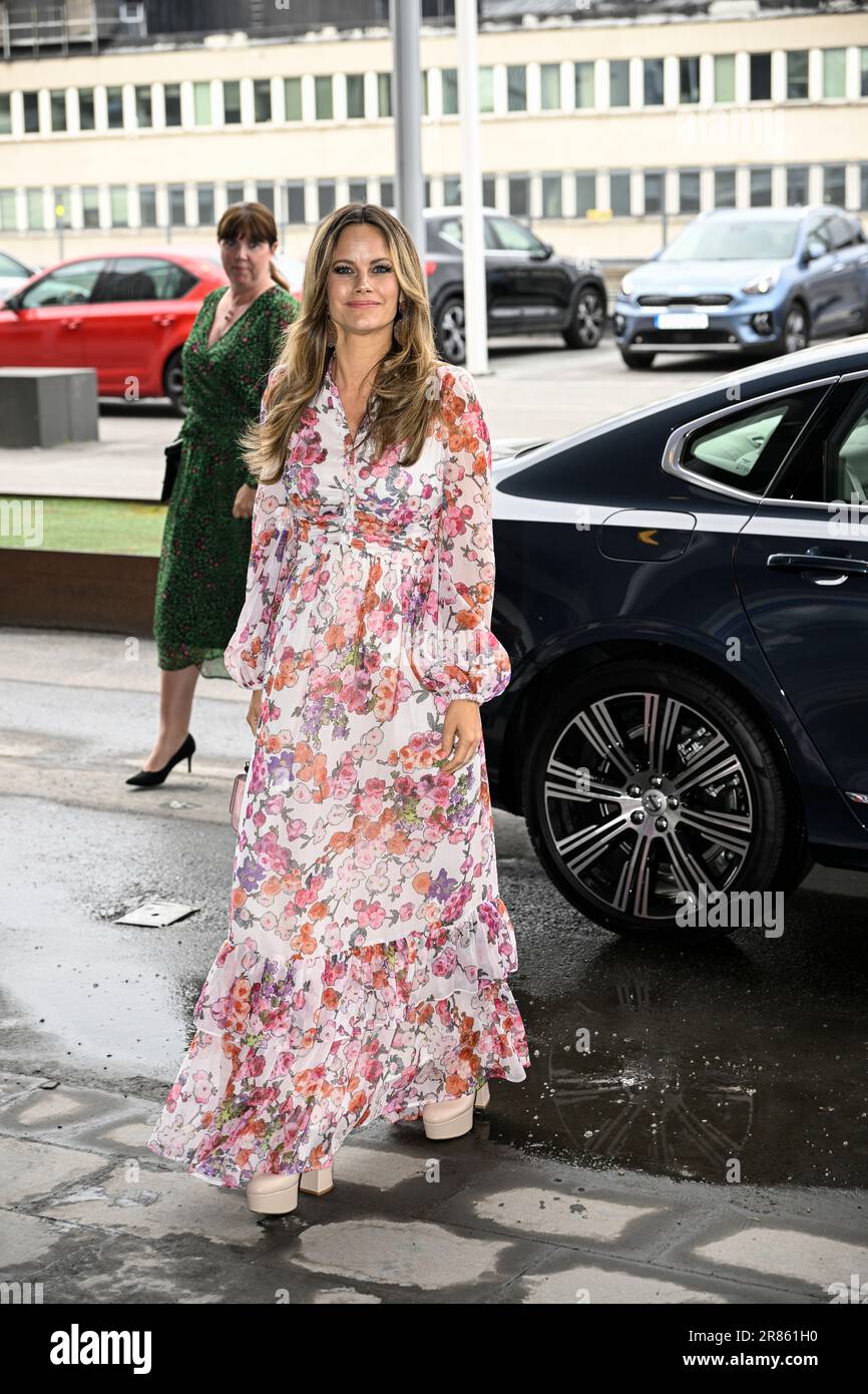 STOCKHOLM 20230619 Princess Sofia Arrives At The Funkisfestivalen At ...