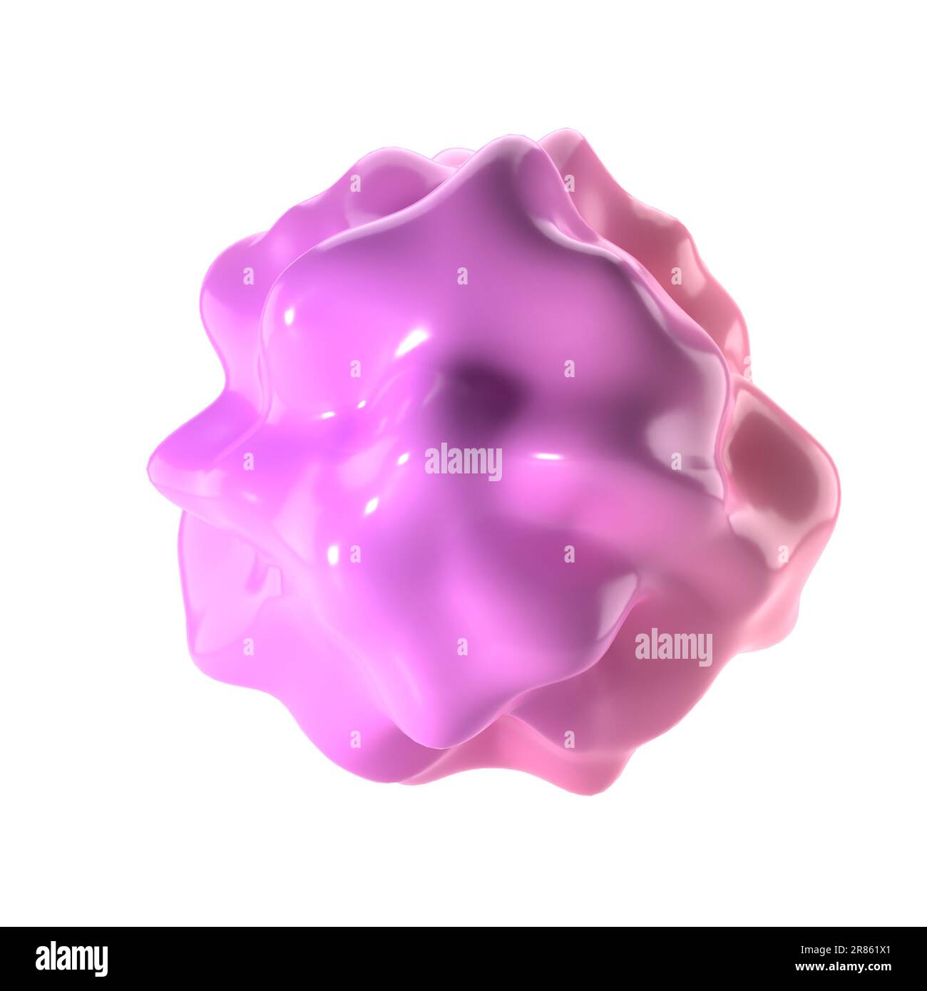 3d shape Abstract liquid with spherical element. realistic illustration ...