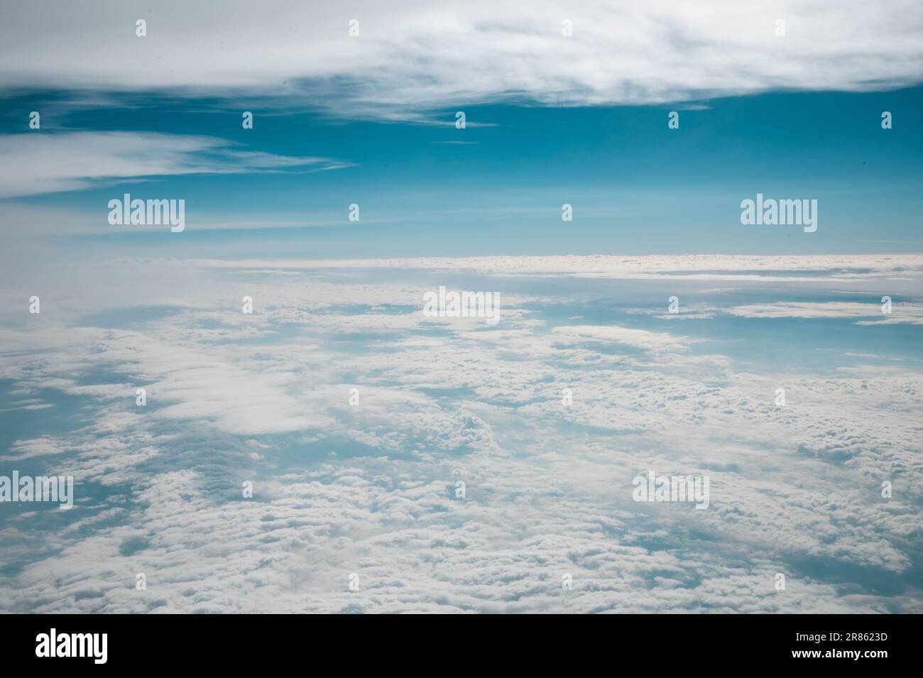 Amazing view from plane Stock Photo