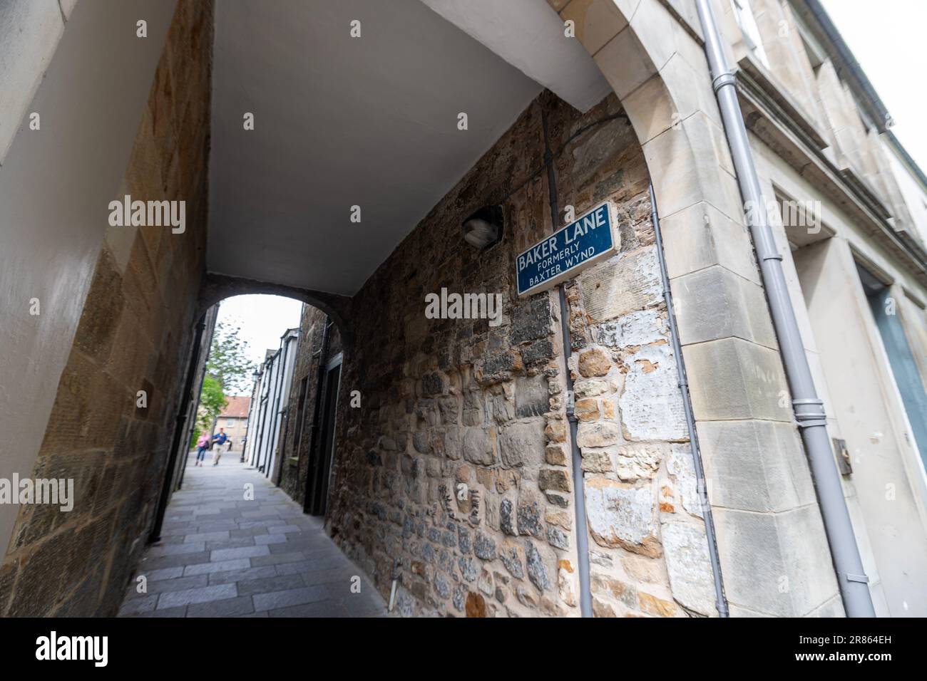 Baker Lane, Baster Wynd, St Andrews, Fife , Scotland, UK Stock Photo