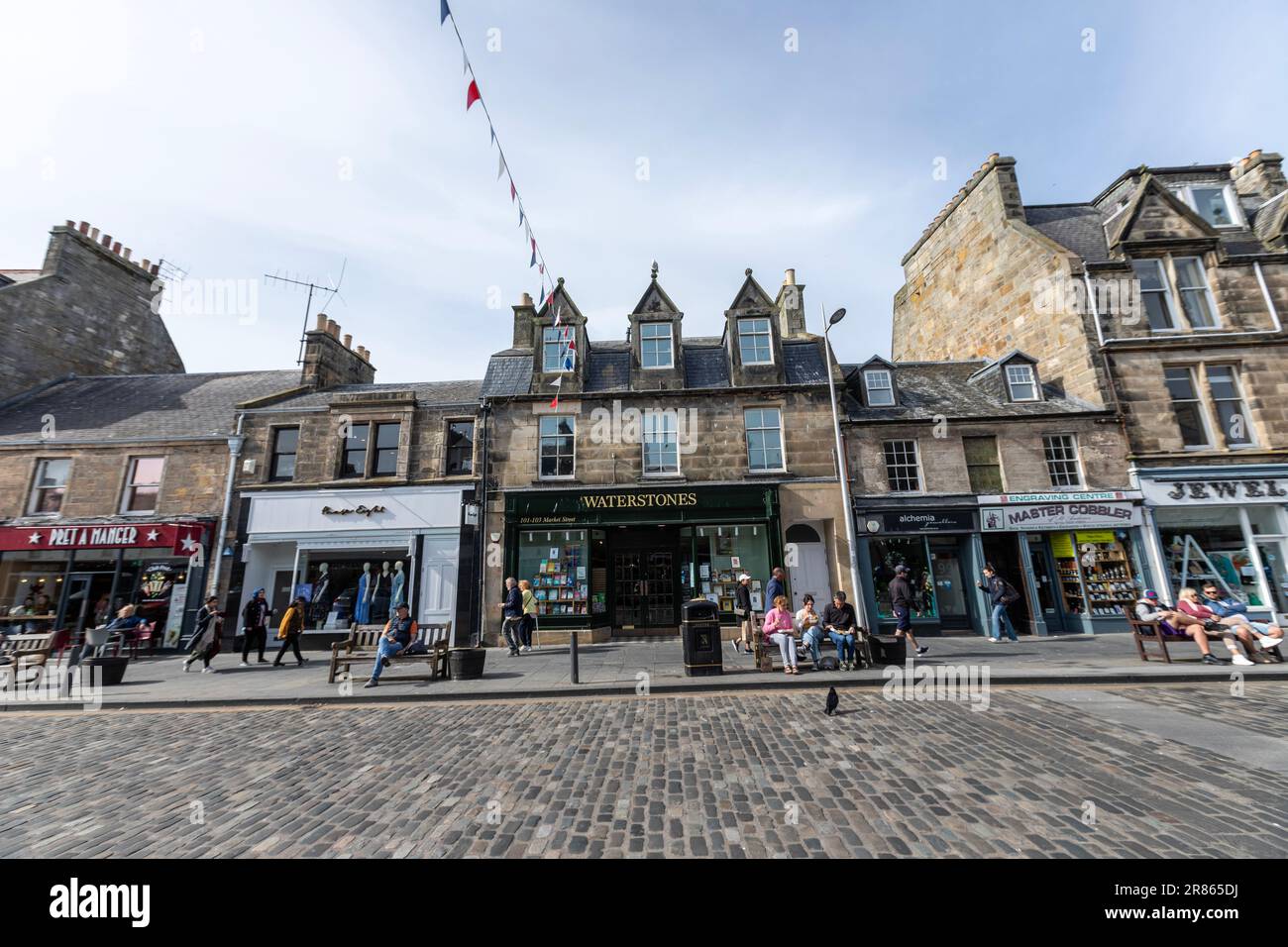 Waterstones, Market st, St Andrews, Fife , Scotland, UK Stock Photo Alamy