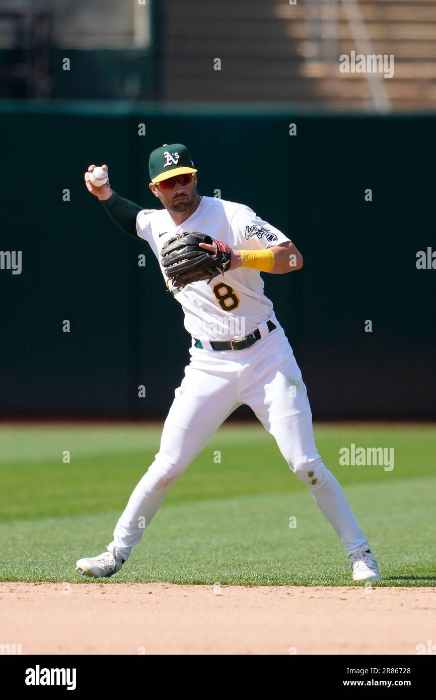 Oakland Athletics' Tyler Wade during a baseball game against the  Philadelphia Phillies in Oakland, Calif., Saturday, June 17, 2023. (AP  Photo/Jeff Chiu Stock Photo - Alamy