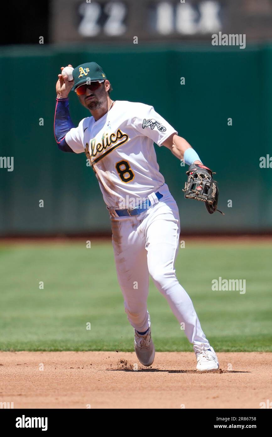 This is a 2023 photo of Tyler Wade of the Oakland Athletics baseball team.  This image reflects the Oakland Athletics active roster as of Thursday,  Feb. 23, 2023, when this image was