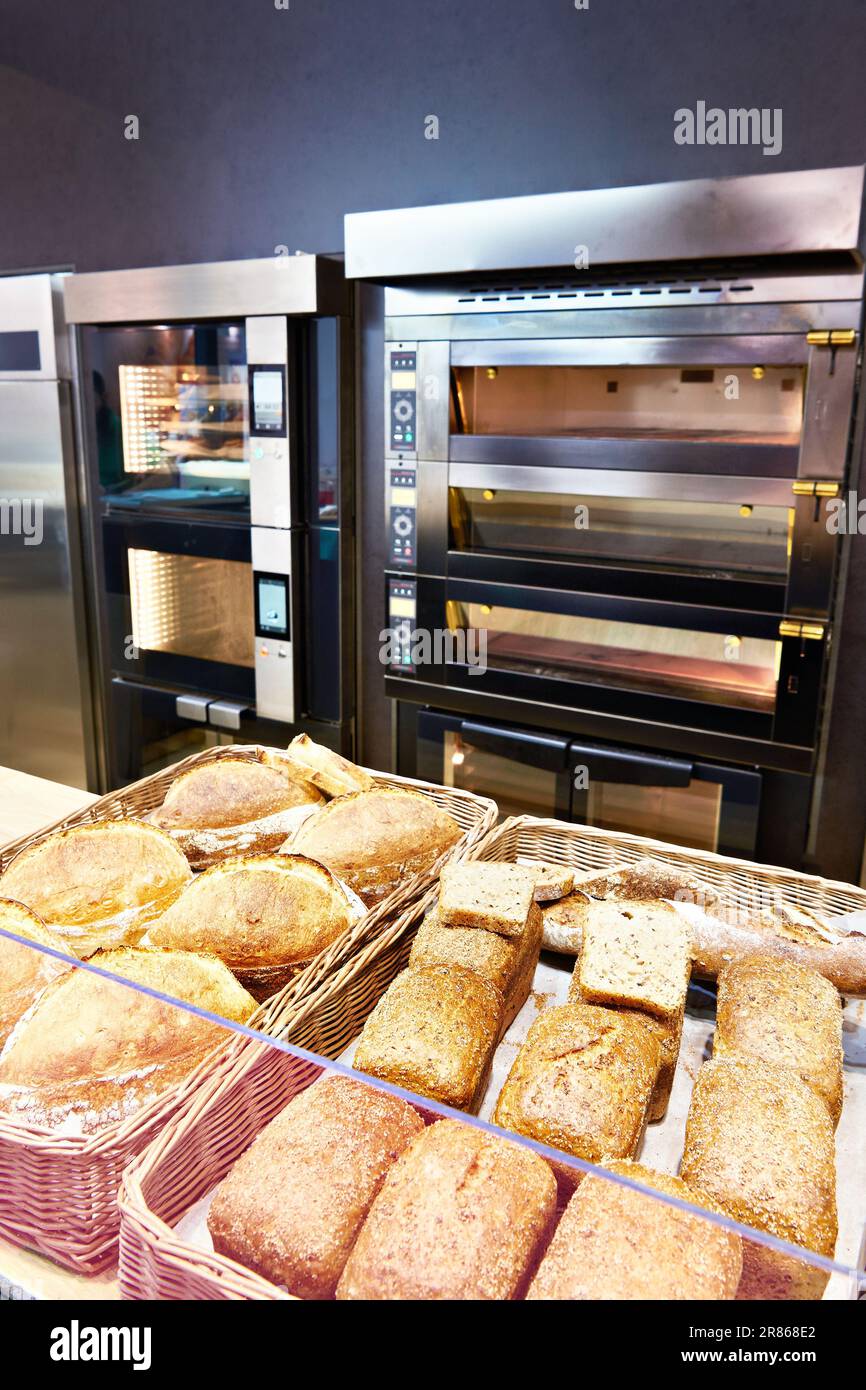 Large oven for baking bread in a bakery Stock Photo Alamy