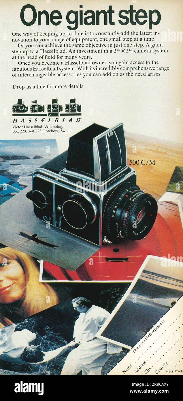 MAGAZINE , PAMPHLET , Hasselblad ,Industrial Photography EUR 9,54