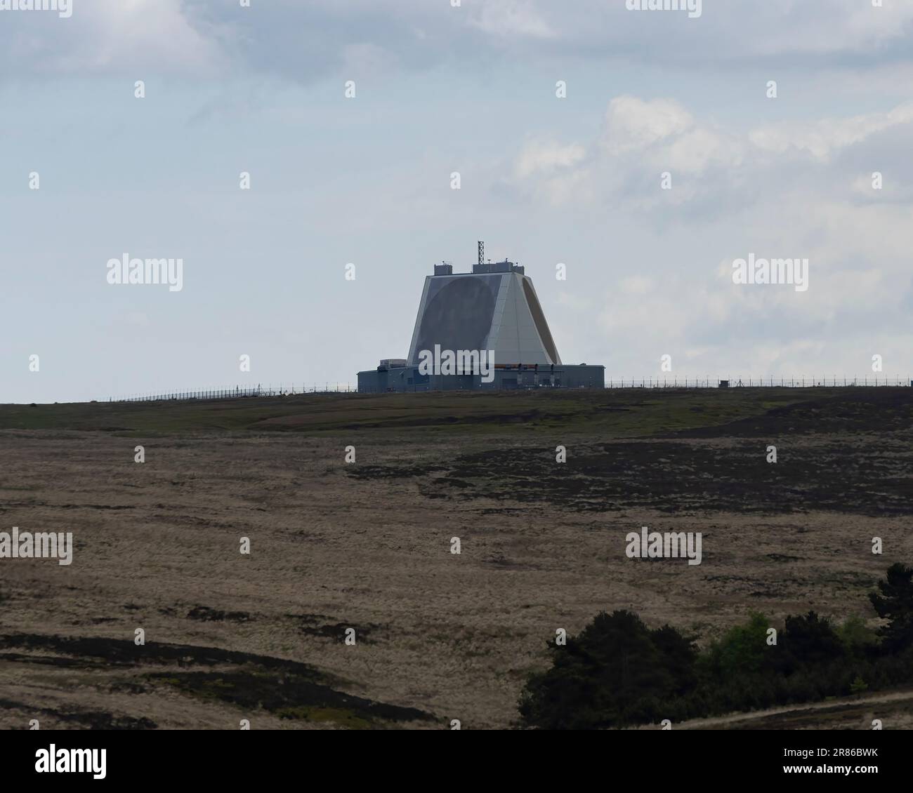 RAF Fylingdales radar station Stock Photo Alamy