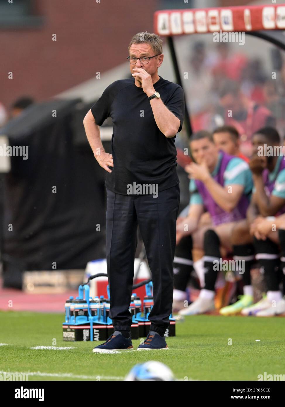 BRUSSELS - Austria trainer coach Ralf Rangnick during the UEFA EURO ...