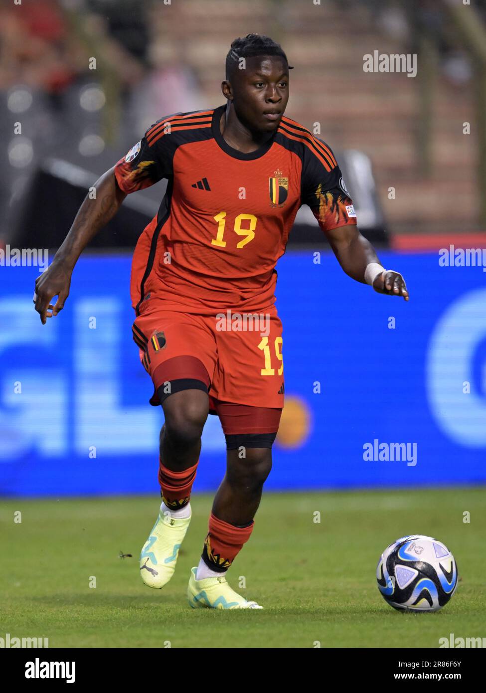 BRUSSELS - Johan Bakayoko of Belgium during the UEFA EURO 2024 ...