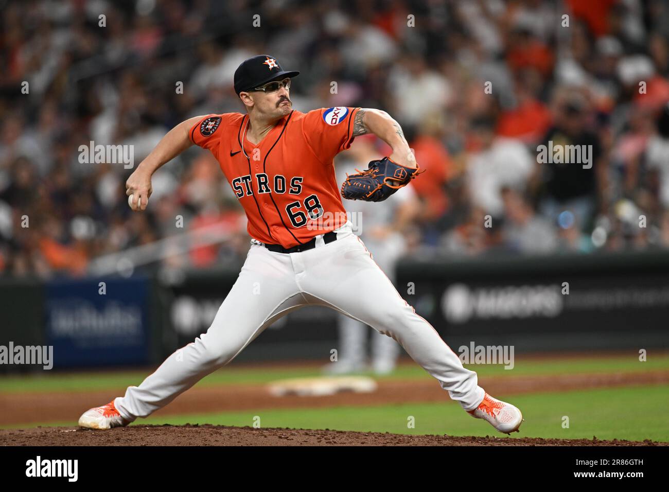 Houston Astros starting pitcher J.P. France (68) loads up to throw a