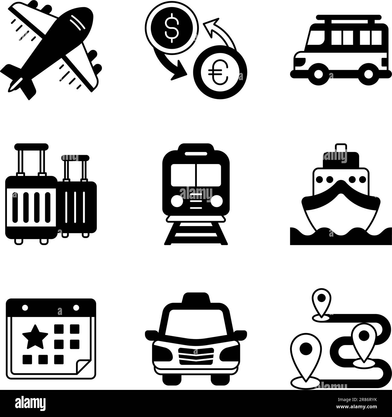 Bus route map Black and White Stock Photos & Images - Alamy
