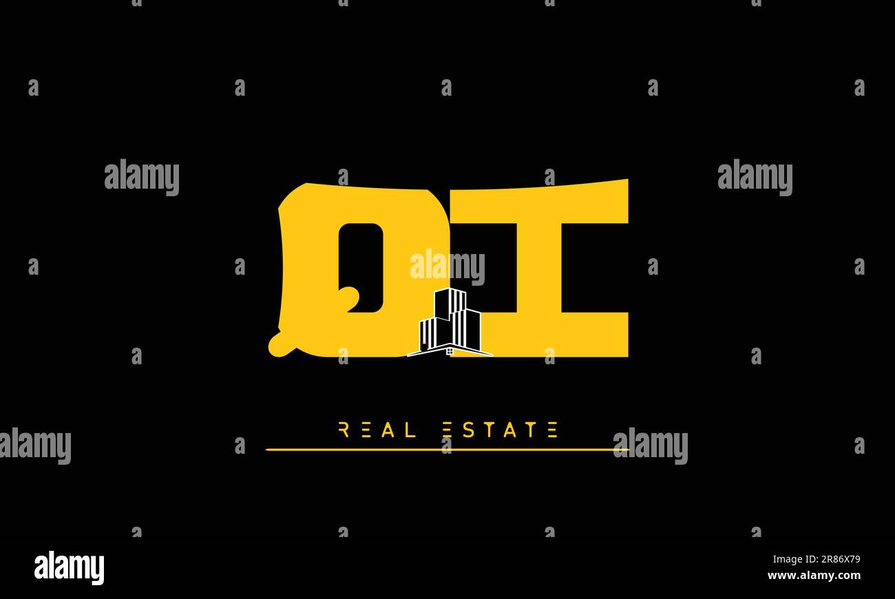 Qi real estate logo hires stock photography and images Alamy