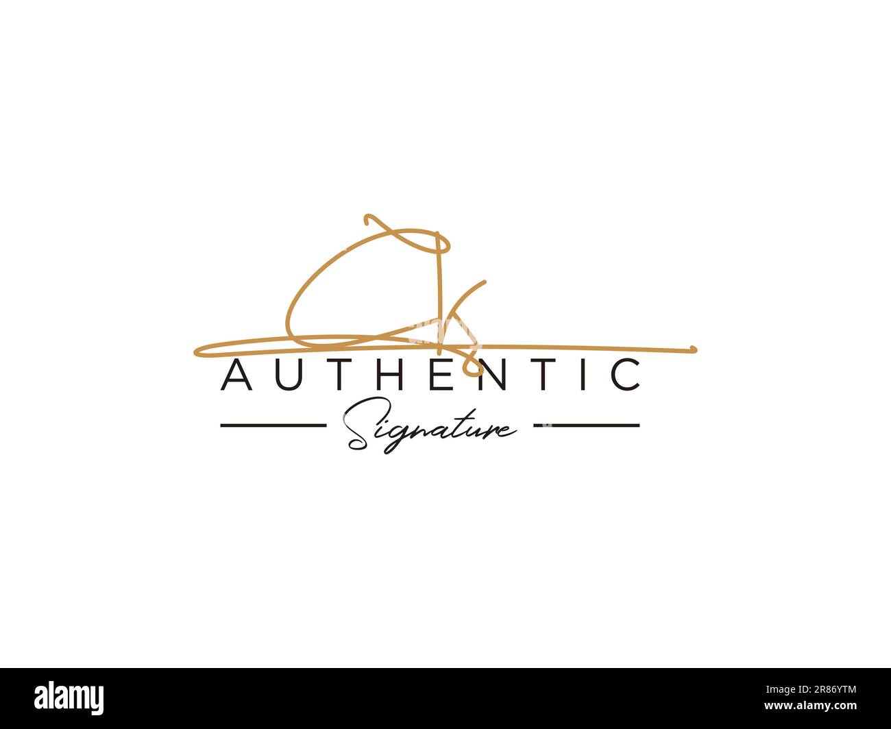 CK Signature Logo Template Vector Stock Vector Image & Art - Alamy