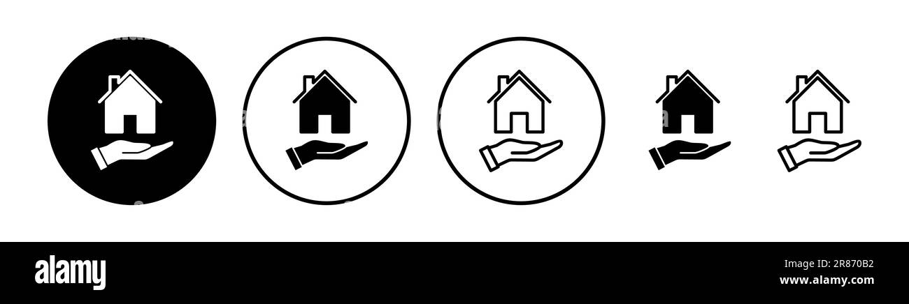 Home insurance icon vector. home shield protect logo Stock Vector Image ...