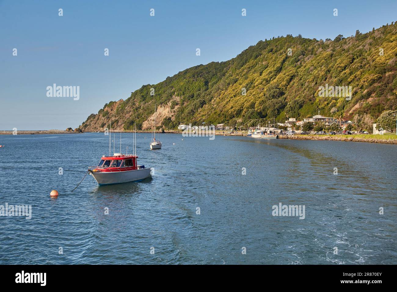 Sea view at Whakatane in New Zealand Stock Photo Alamy
