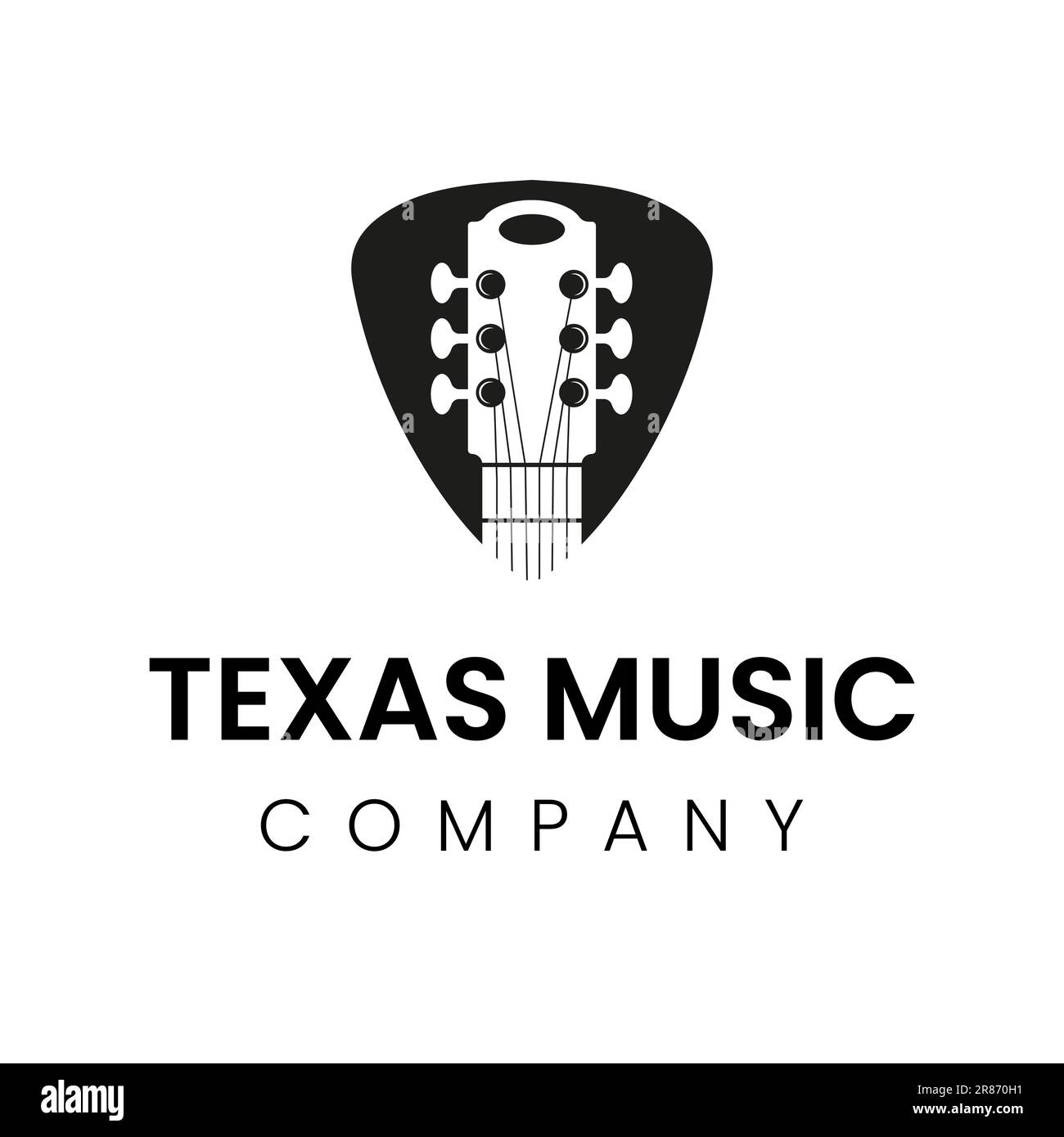 Classic Guitar Vintage Retro Music And Band Logo Design Illustration Stock Vector Image And Art