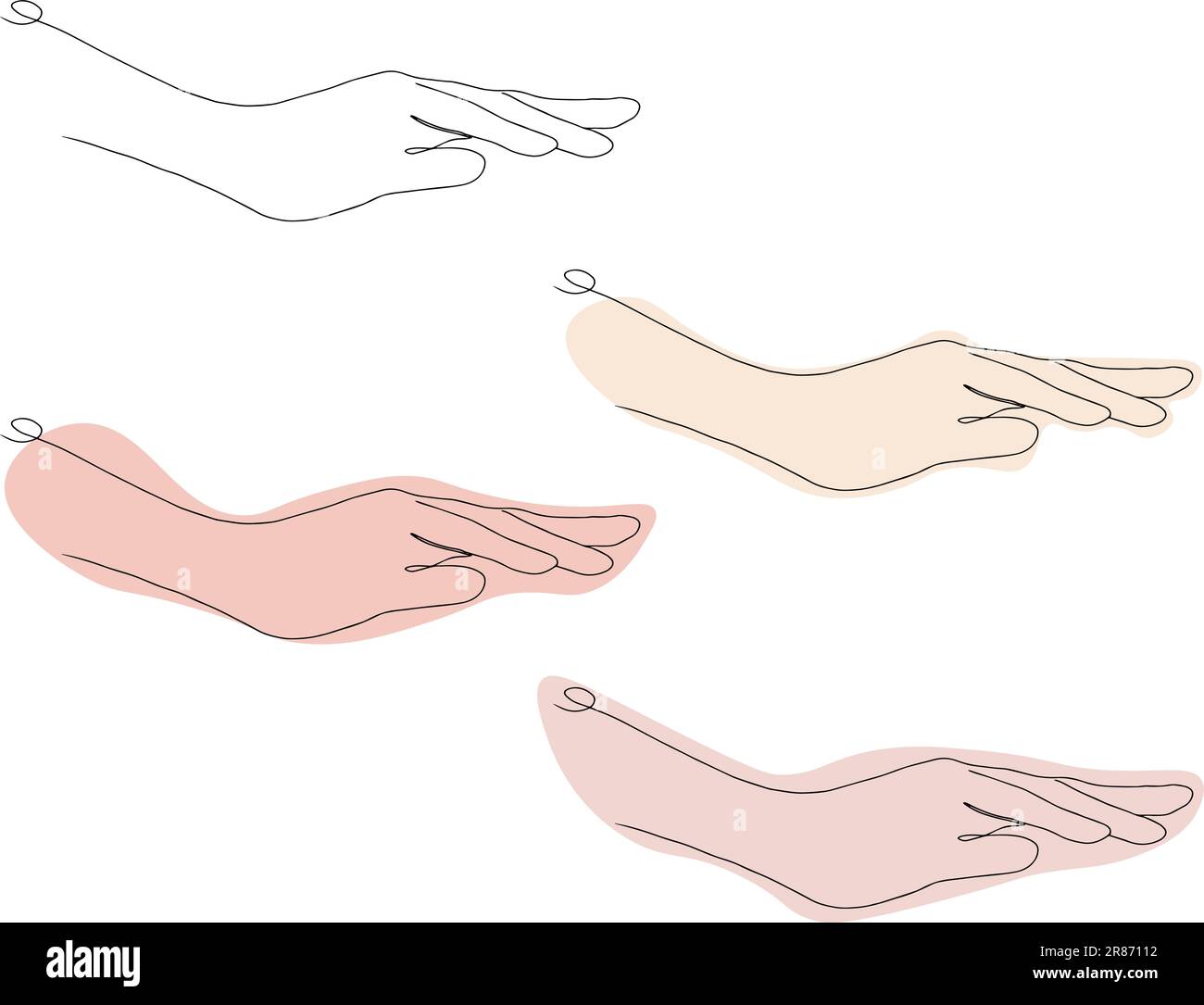 Hand one line drawing. Vector illustration EPS10 Stock Vector Image ...