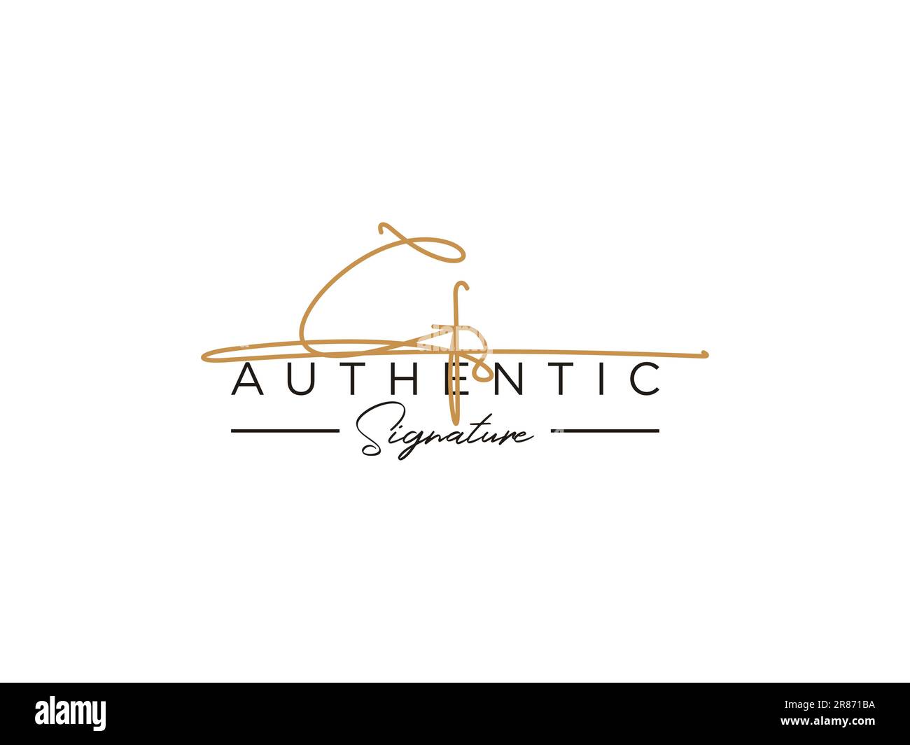 CF Signature Logo Template Vector Stock Vector Image & Art - Alamy