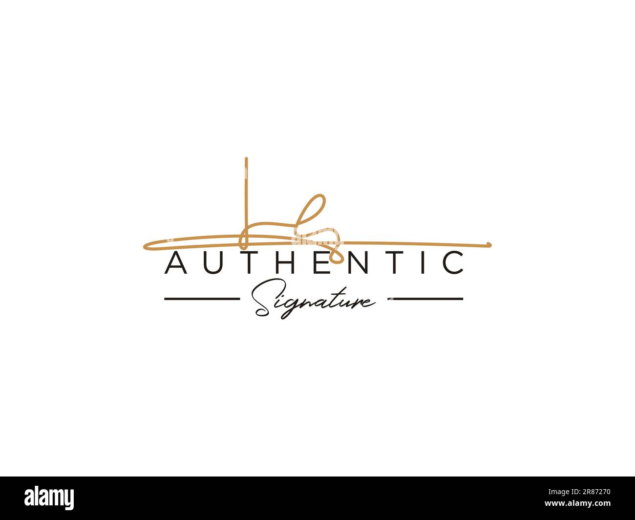 LE Signature Logo Template Vector Stock Vector Image & Art - Alamy