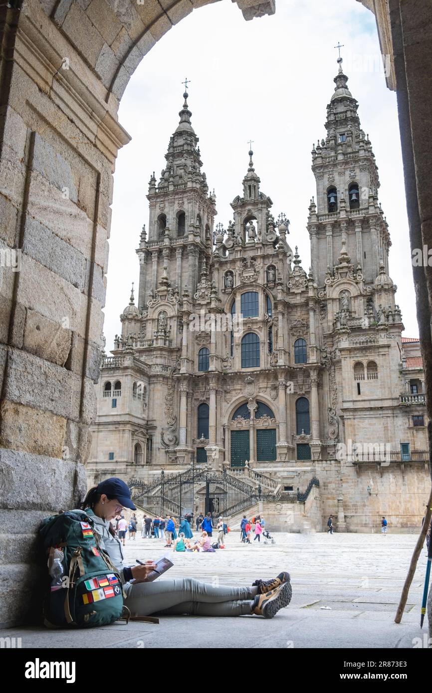 Compostela certificate hi-res stock photography and images - Alamy