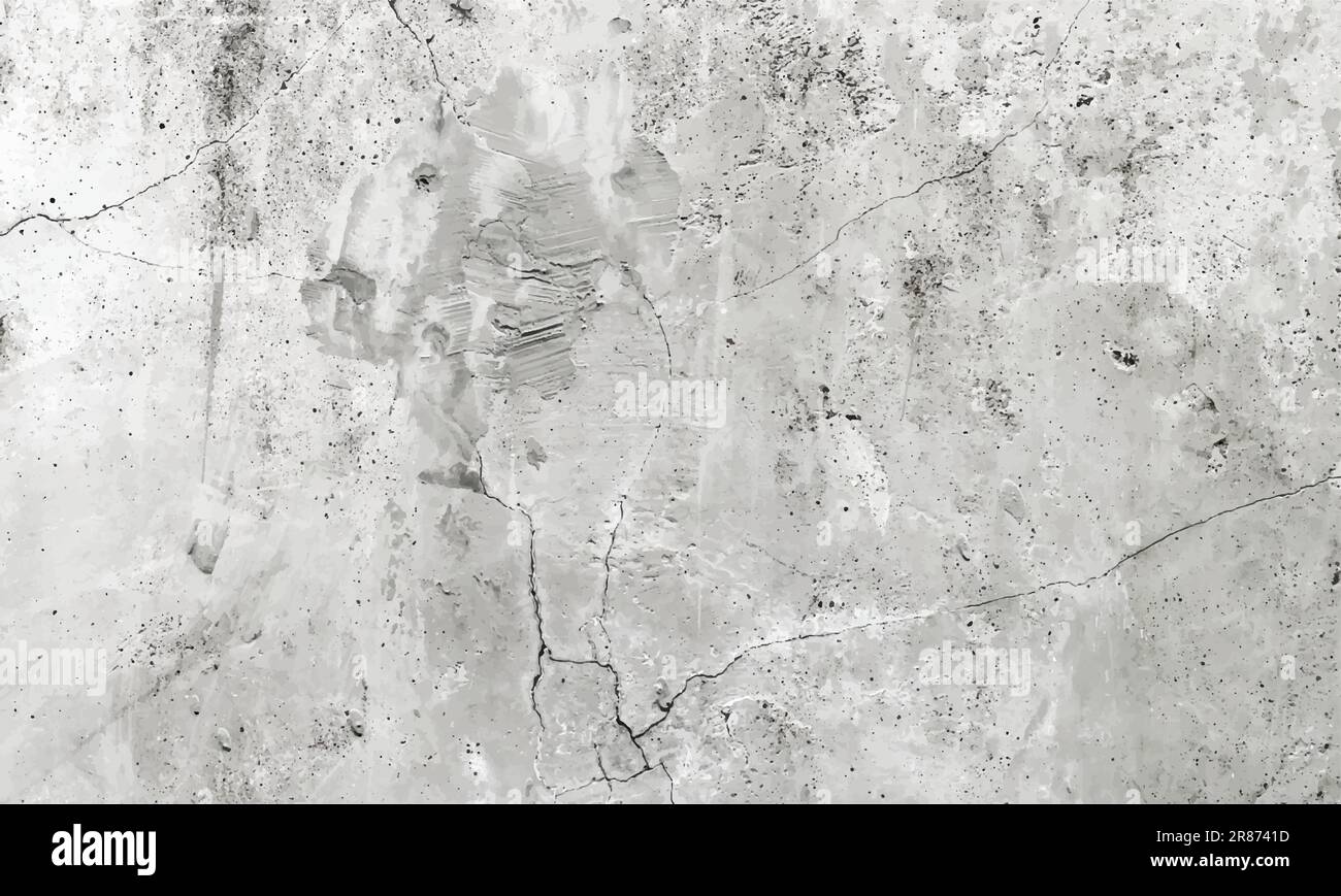 Vector stone wall background. concrete texture illustration for background Stock Vector