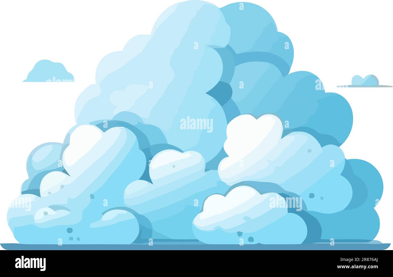 fluffy clouds sky design Stock Vector Image & Art - Alamy