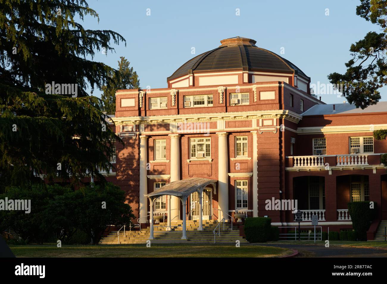 Salem, OR, USA June 12, 2023; The Dome Building at former Oregon