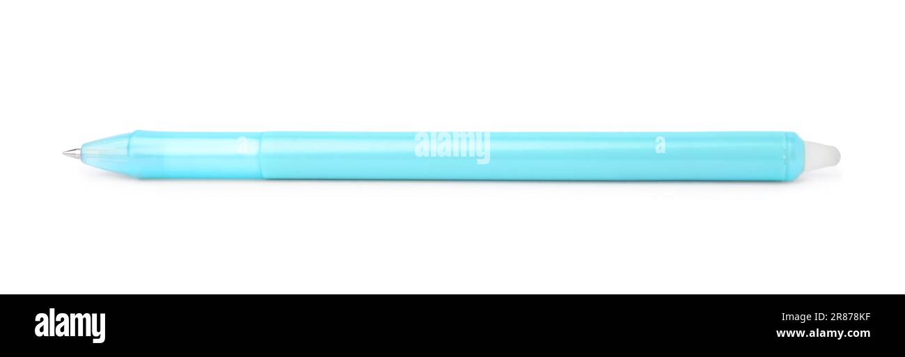 One erasable gel pen isolated on white Stock Photo Alamy