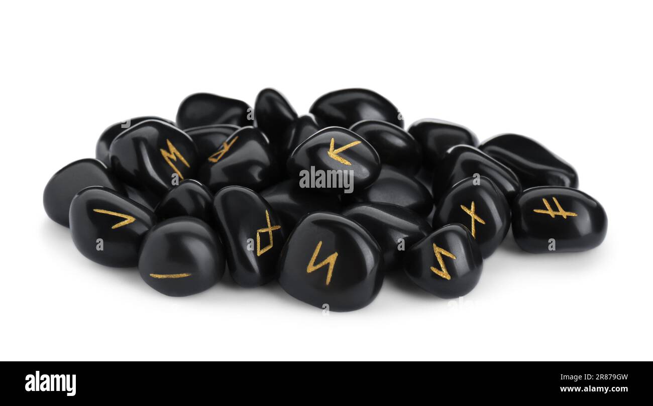 Pile black stones on Cut Out Stock Images Pictures Alamy