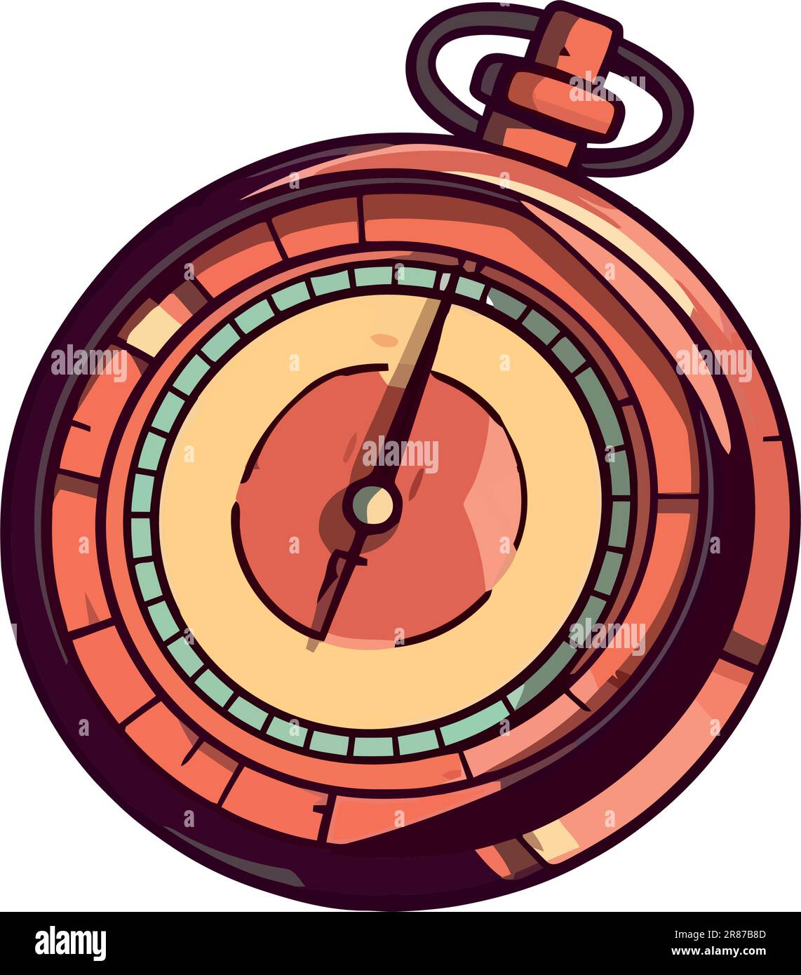 antique clock icon isolated Stock Vector Image & Art - Alamy