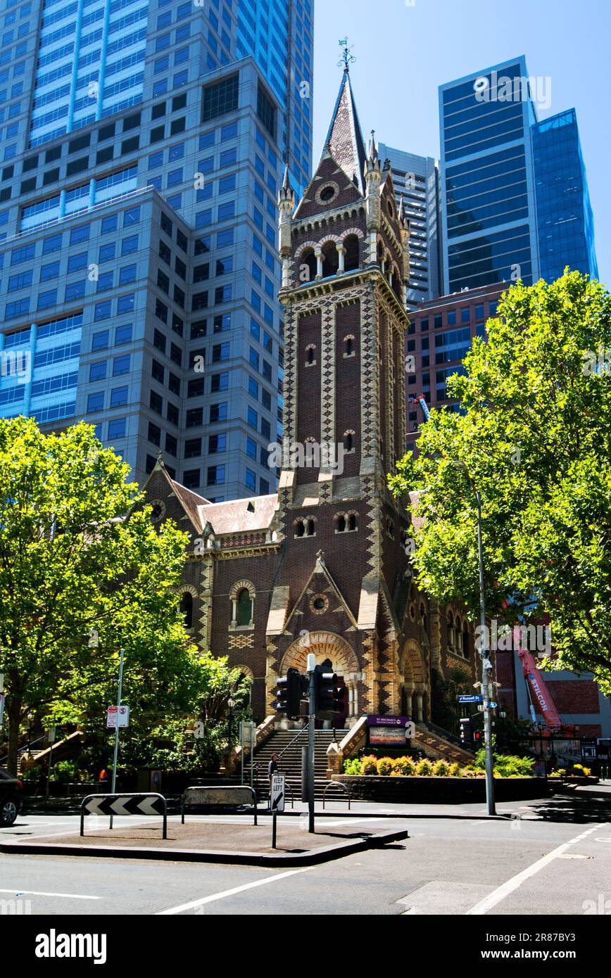St Michael's Uniting Church, Melbourne, Victoria, Australia Stock Photo