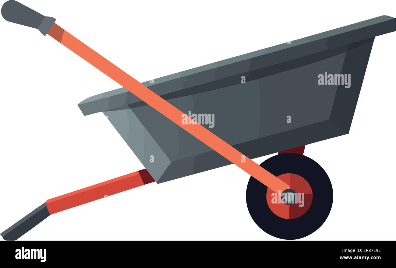 gray wheelbarrow design Stock Vector Image & Art Alamy