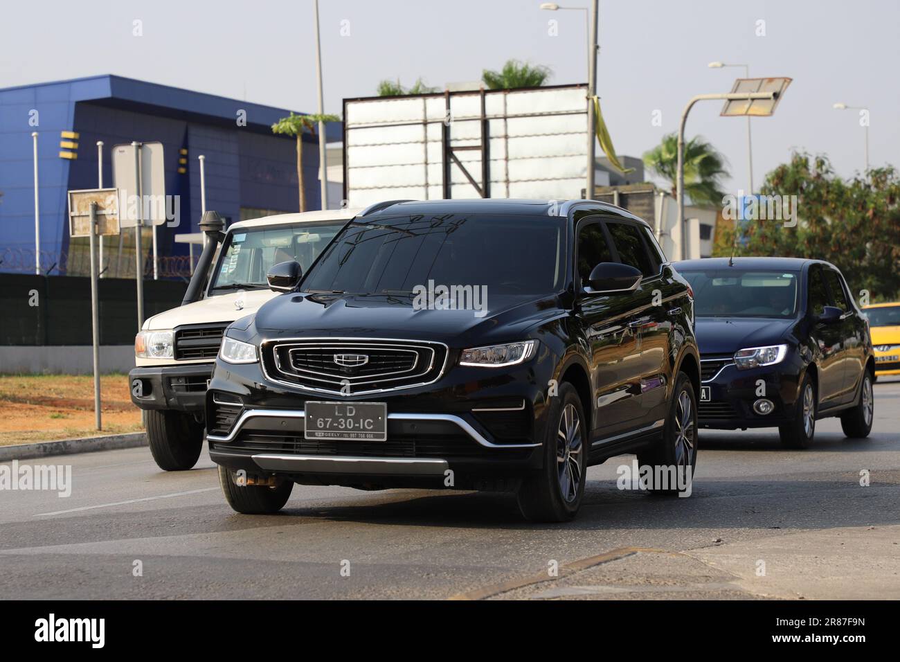 Luanda. 19th June, 2023. This photo taken on June 19, 2023 shows a SUV