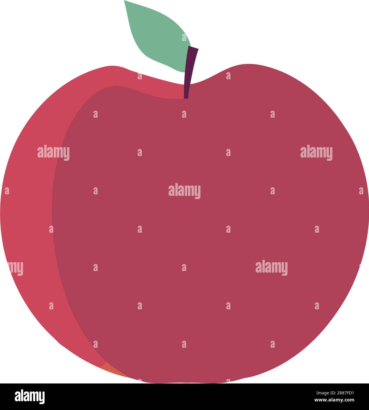 Fresh apple fruit, healthy eating and nature Stock Vector Image & Art ...