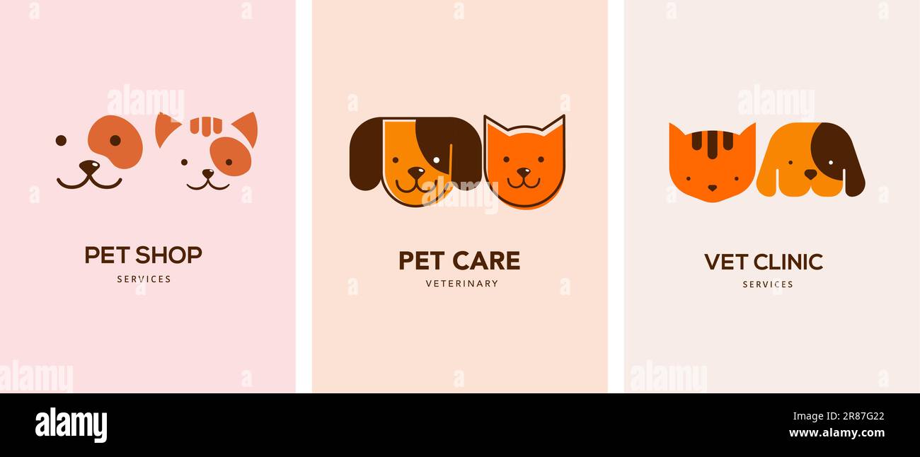 Paw print logos hi-res stock photography and images - Alamy