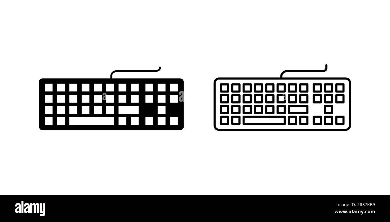Keyboard icon set. keyboard vector symbol Stock Vector Image & Art Alamy
