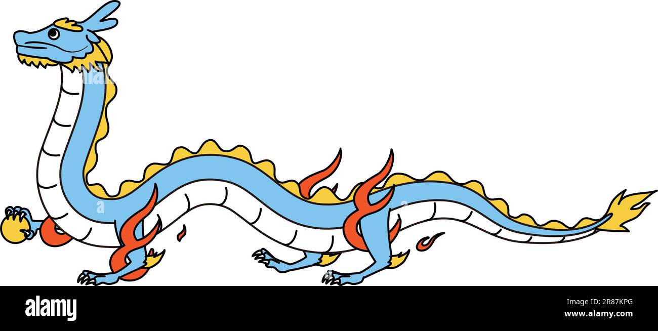 New Year's card material for the year of the dragon 2024, dragon