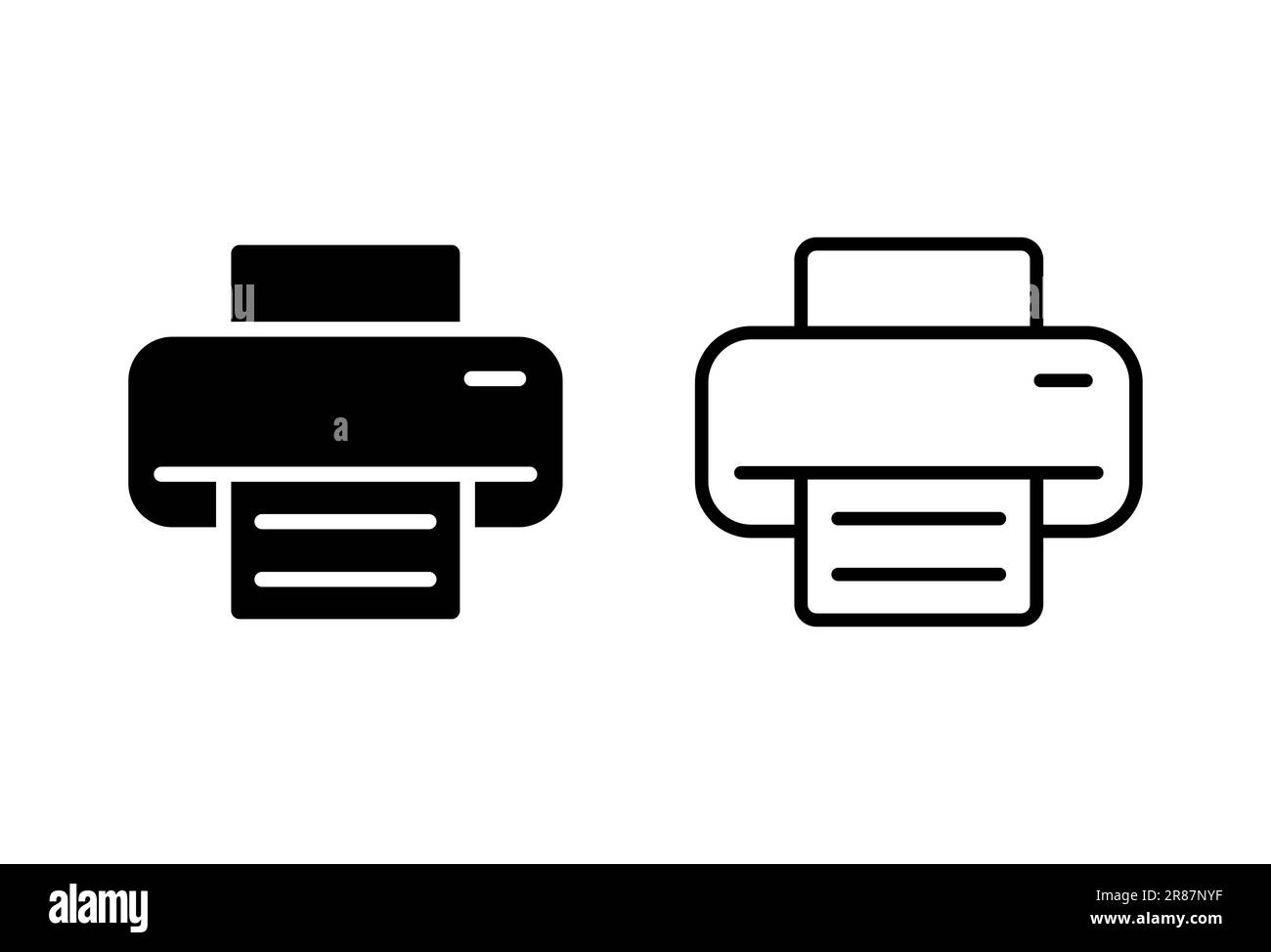 Print icon set. printer icon vector Stock Vector Image & Art - Alamy